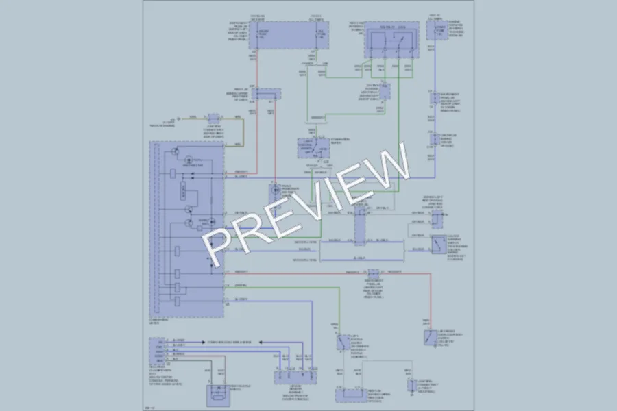 2008 Toyota Corolla Warning Systems wiring diagram preview