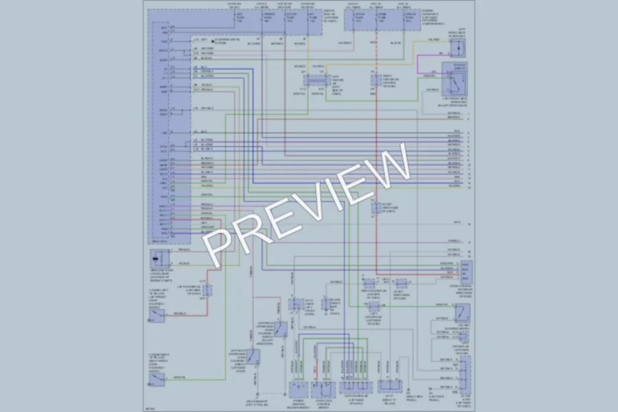 2008 Toyota FJCruiser Anti Theft wiring diagram preview