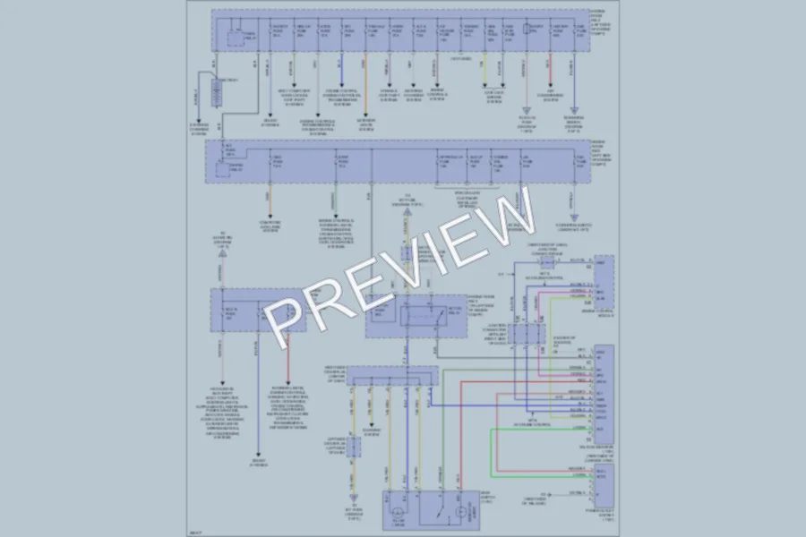 2008 Toyota FJCruiser Power Distribution wiring diagram preview