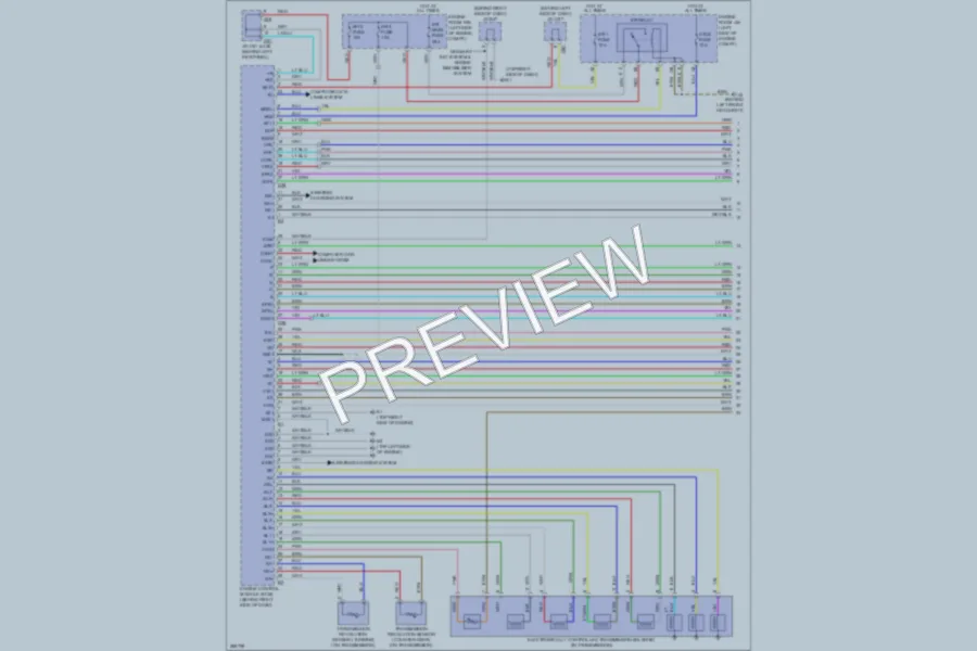 2008 Toyota Highlander Transmission wiring diagram preview