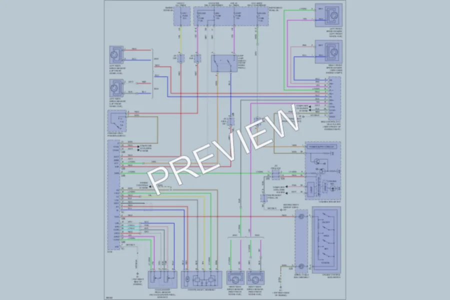 2008 Toyota HighlanderHybrid Cruise Control wiring diagram preview
