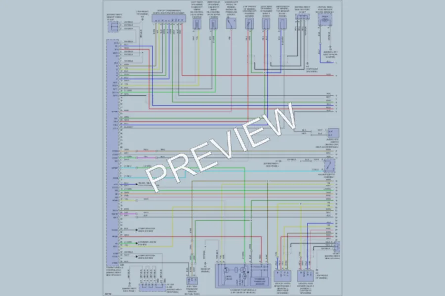 2008 Toyota HighlanderHybrid Engine Performance wiring diagram preview