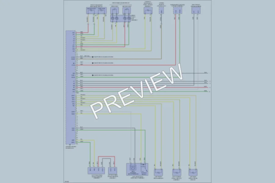 2008 Toyota HighlanderHybrid Supplemental Restraints wiring diagram preview