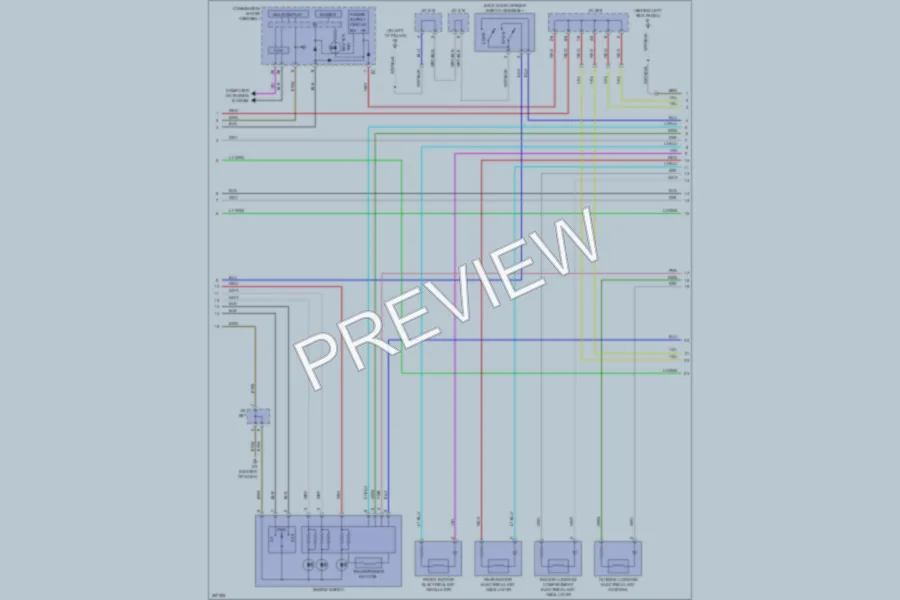 2008 Toyota LandCruiser Anti Theft wiring diagram preview