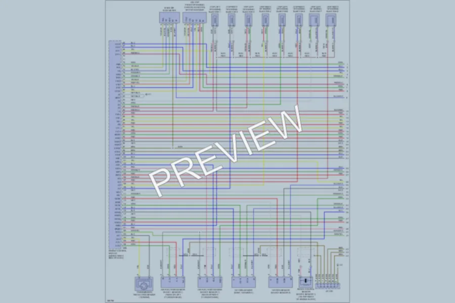 2008 Toyota LandCruiser Engine Performance wiring diagram preview