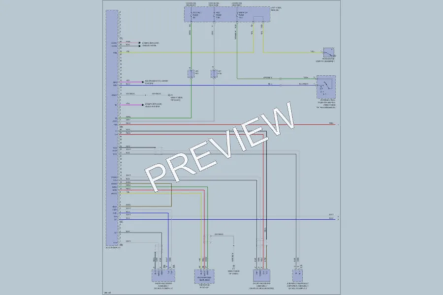 2008 Toyota LandCruiser Navigation wiring diagram preview