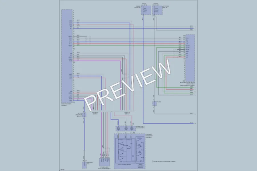 2008 Toyota LandCruiser Radio wiring diagram preview