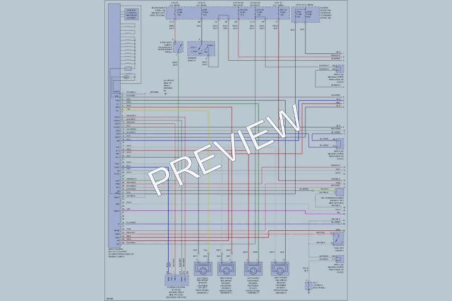 2008 Toyota Matrix Anti Lock Brakes wiring diagram preview