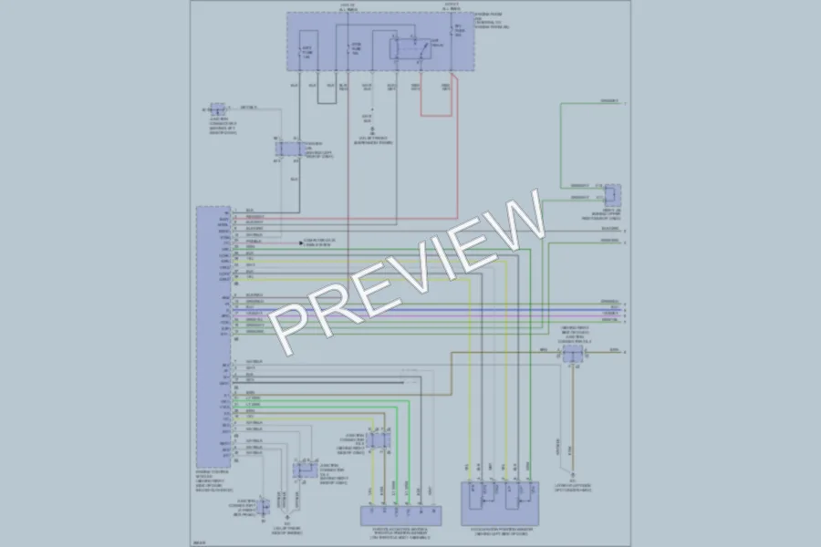 2008 Toyota Matrix Cruise Control wiring diagram preview