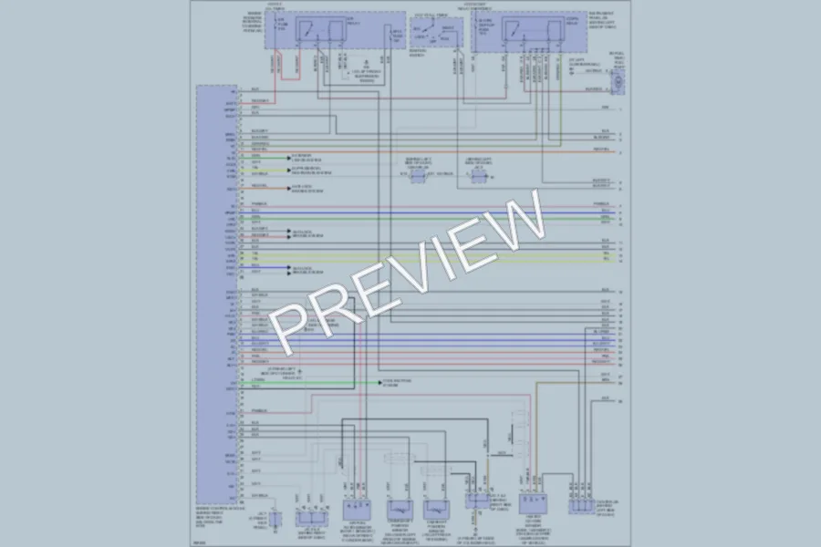 2008 Toyota Matrix Engine Performance wiring diagram preview