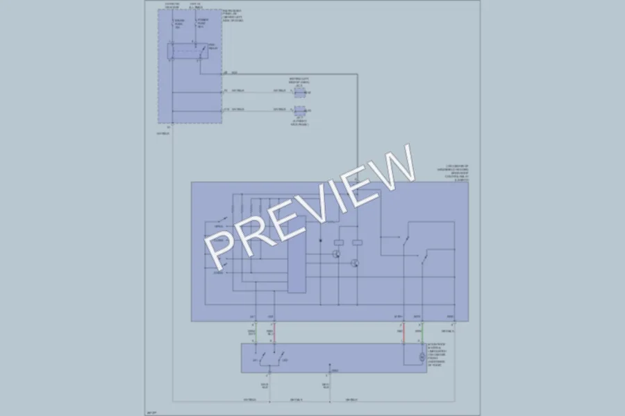 2008 Toyota Matrix Power Top Sunroof wiring diagram preview