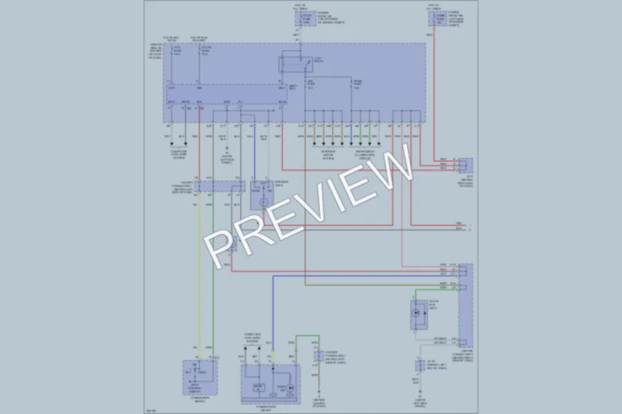 2008 Toyota Prius Interior Lights wiring diagram preview