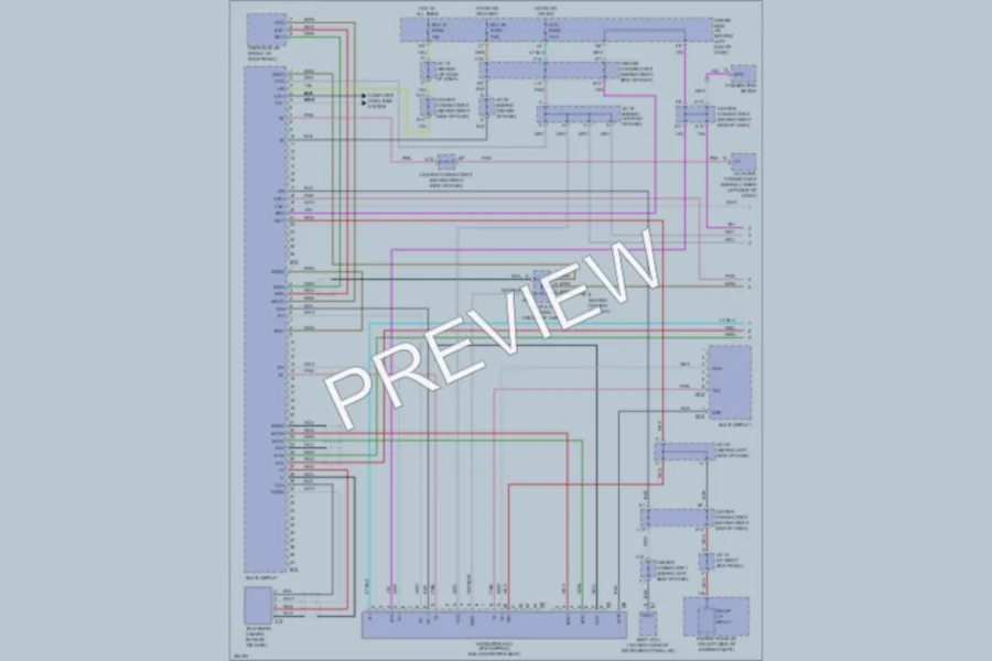 2008 Toyota Prius Navigation wiring diagram preview