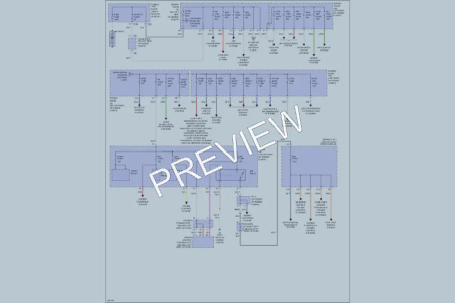 2008 Toyota Prius Power Distribution wiring diagram preview