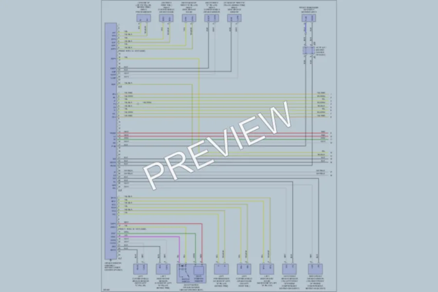 2008 Toyota Prius Supplemental Restraints wiring diagram preview