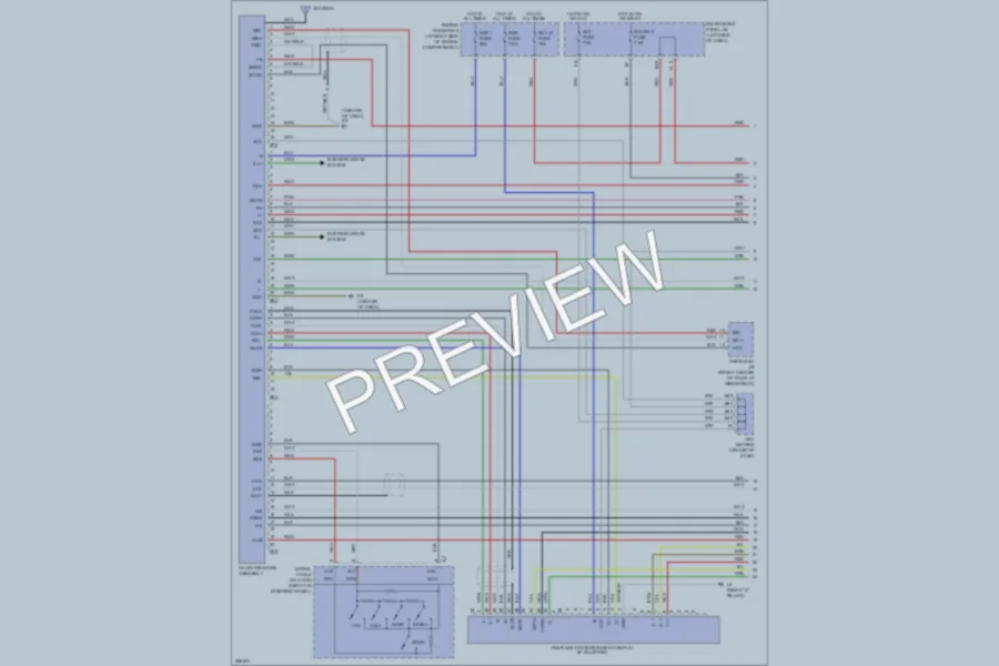 2008 Toyota RAV4 Radio wiring diagram preview