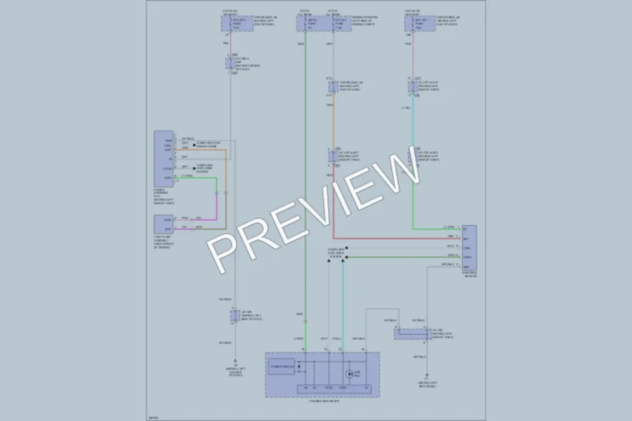 2008 Toyota Sequoia Electronic Power Steering wiring diagram preview