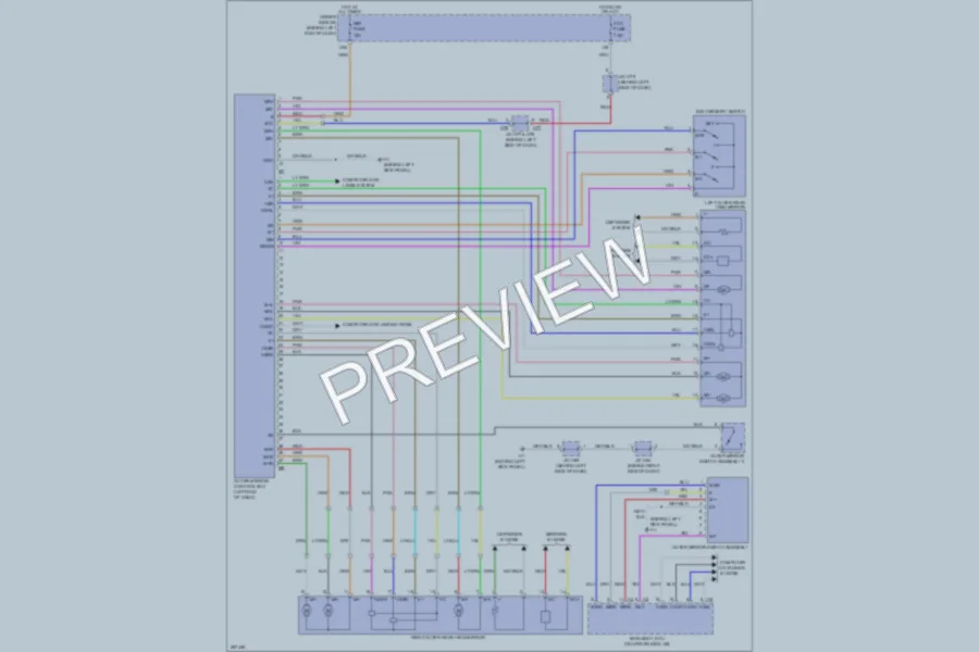 2008 Toyota Sequoia Memory Systems wiring diagram preview