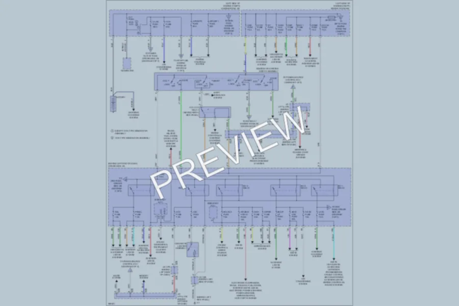 2008 Toyota Sequoia Power Distribution wiring diagram preview