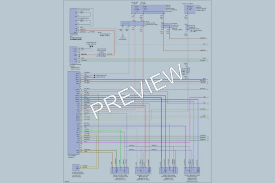2008 Toyota Sienna Air Conditioning wiring diagram preview