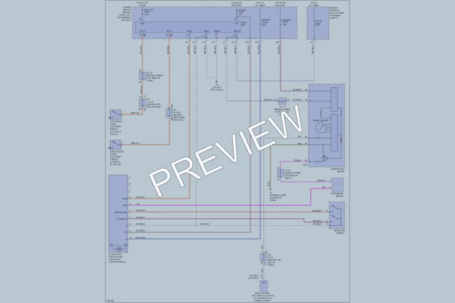 2008 Toyota Sienna Power Top Sunroof wiring diagram preview