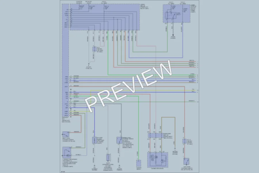 2008 Toyota Solara Anti Theft wiring diagram preview