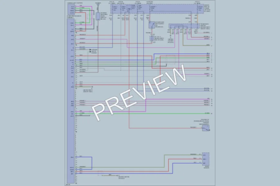 2008 Toyota Solara Navigation wiring diagram preview
