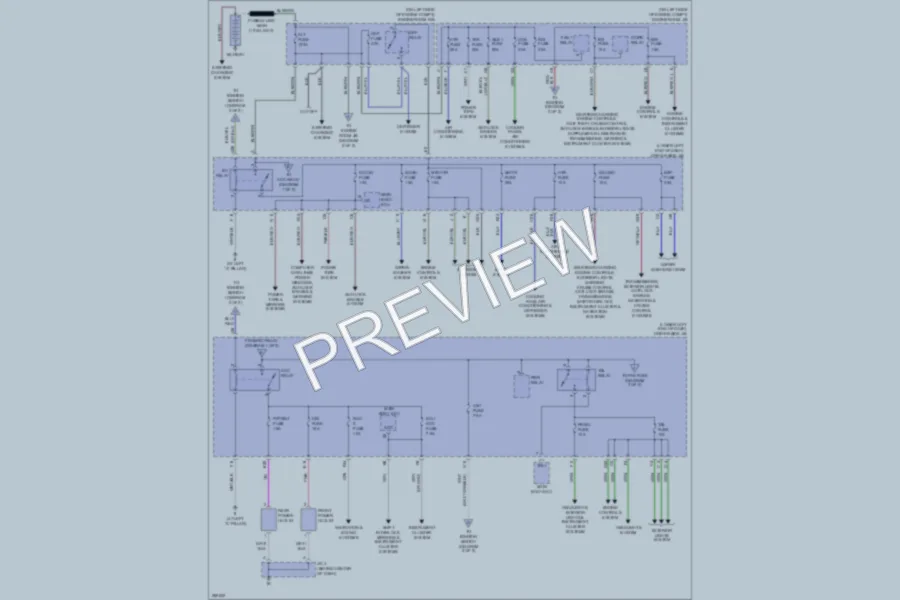 2008 Toyota Solara Power Distribution wiring diagram preview