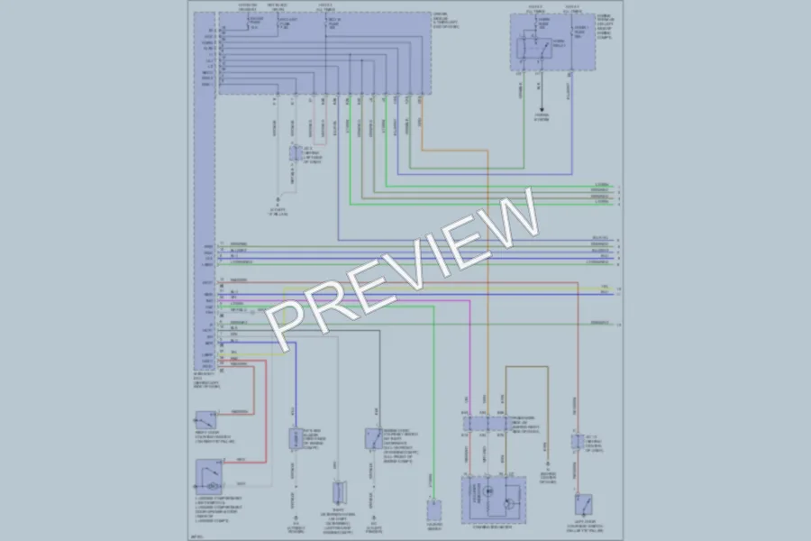 2008 Toyota Solara Power Door Locks wiring diagram preview