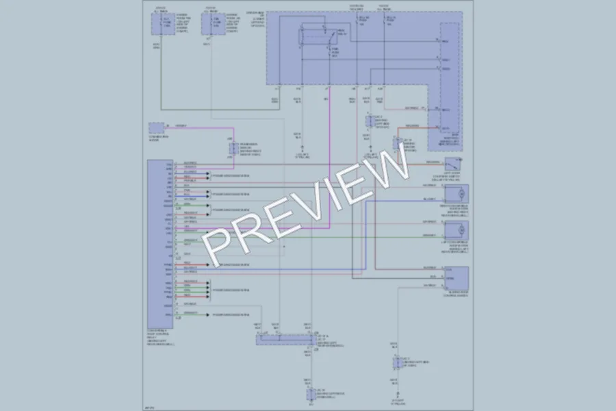 2008 Toyota Solara Power Top Sunroof wiring diagram preview