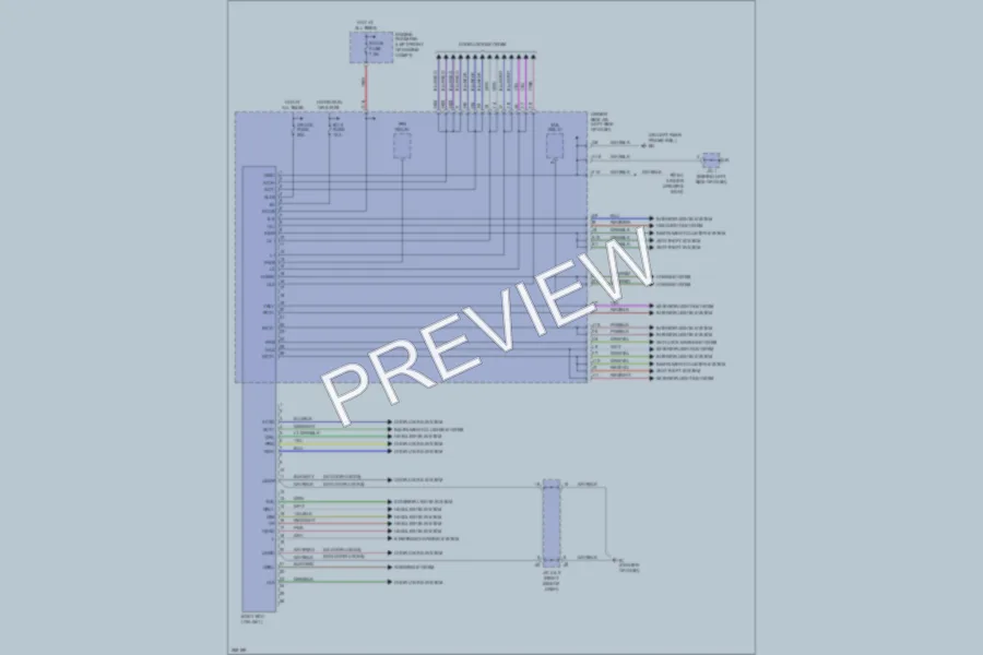 2008 Toyota Tacoma Body Control Modules wiring diagram preview