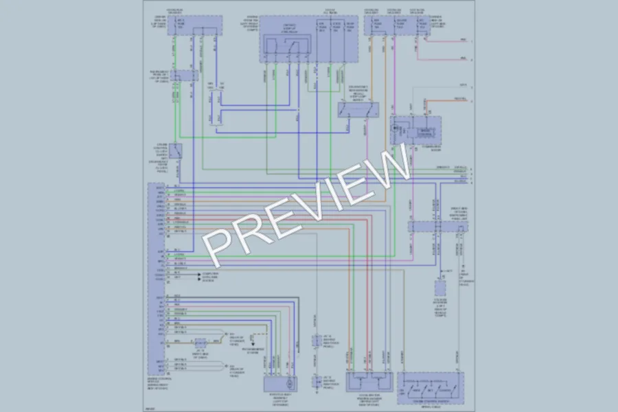 2008 Toyota Tacoma Cruise Control wiring diagram preview
