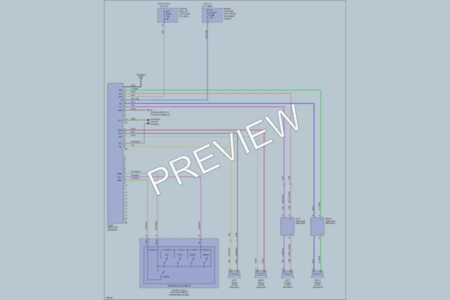 2008 Toyota Tacoma Radio wiring diagram preview