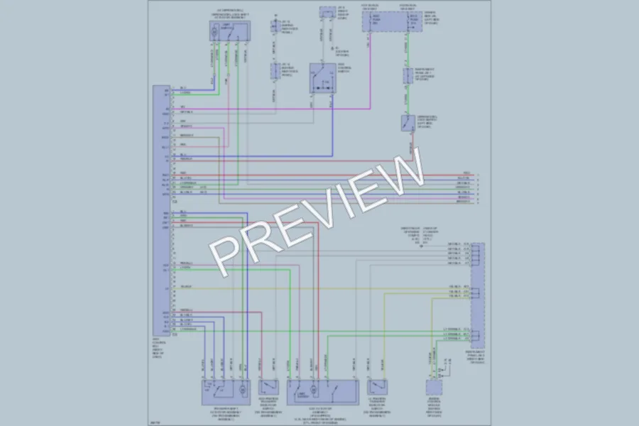 2008 Toyota Tacoma Transmission wiring diagram preview