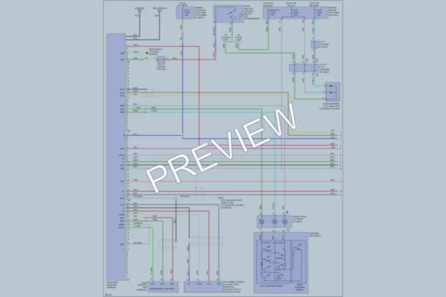 2008 Toyota Tundra Navigation wiring diagram preview