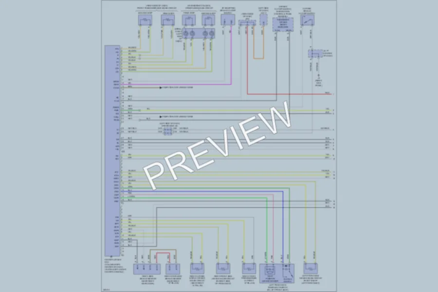 2008 Toyota Tundra Supplemental Restraints wiring diagram preview