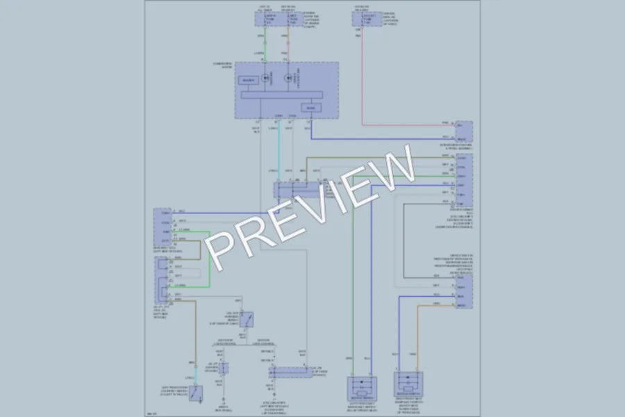 2008 Toyota Tundra Warning Systems wiring diagram preview