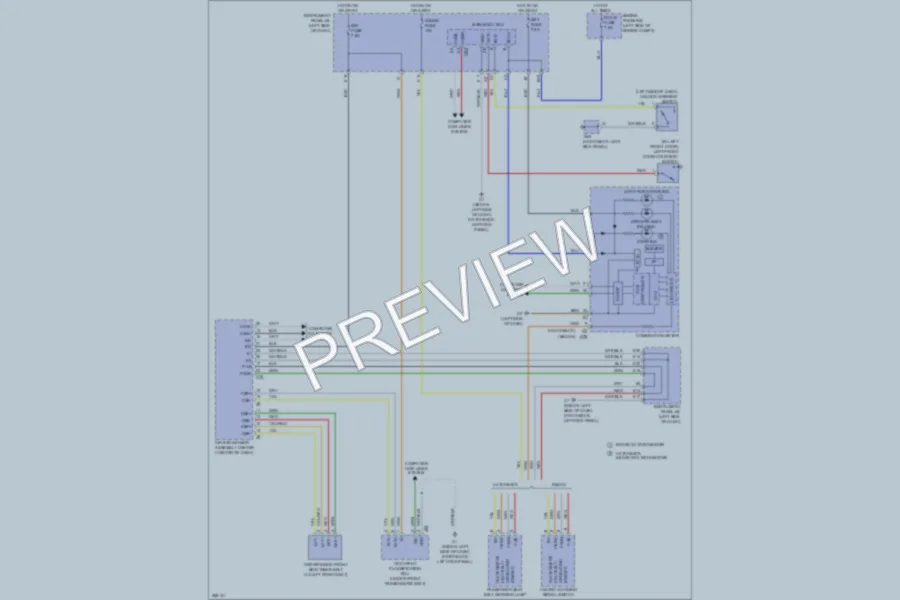 2008 Toyota Yaris Warning Systems wiring diagram preview