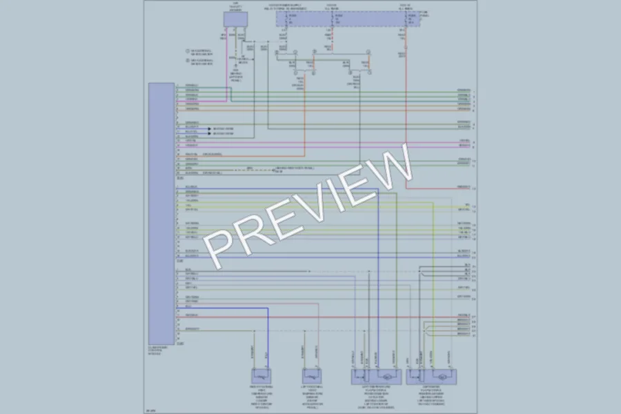 2008 Volkswagen Eos Air Conditioning wiring diagram preview