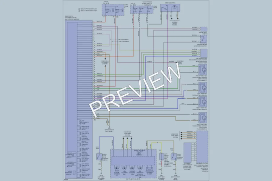 2008 Volkswagen Eos Anti Lock Brakes wiring diagram preview