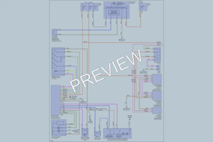 2008 Volkswagen Eos Anti Theft wiring diagram preview