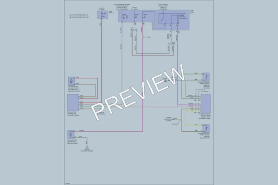 2008 Volkswagen Eos Cooling Fan wiring diagram preview