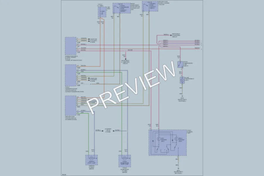 2008 Volkswagen Eos Interior Lights wiring diagram preview