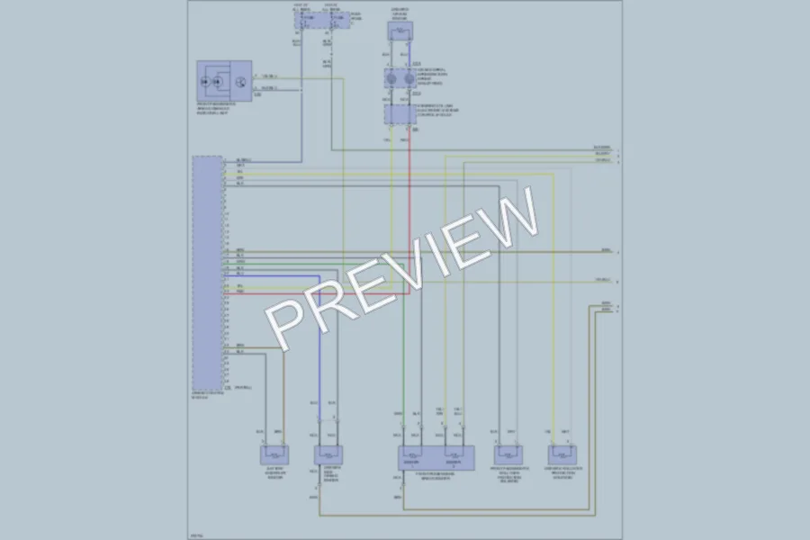 2008 Volkswagen Eos Supplemental Restraints wiring diagram preview