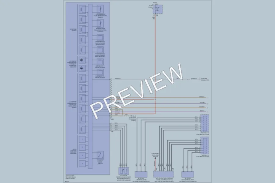 2008 Volkswagen Eos Transmission wiring diagram preview