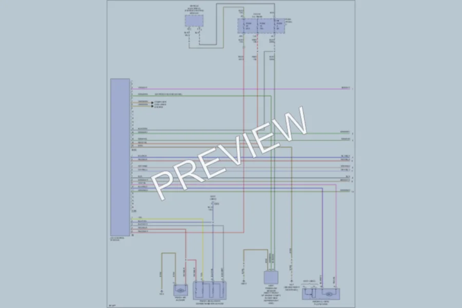 2008 Volkswagen GLI Air Conditioning wiring diagram preview