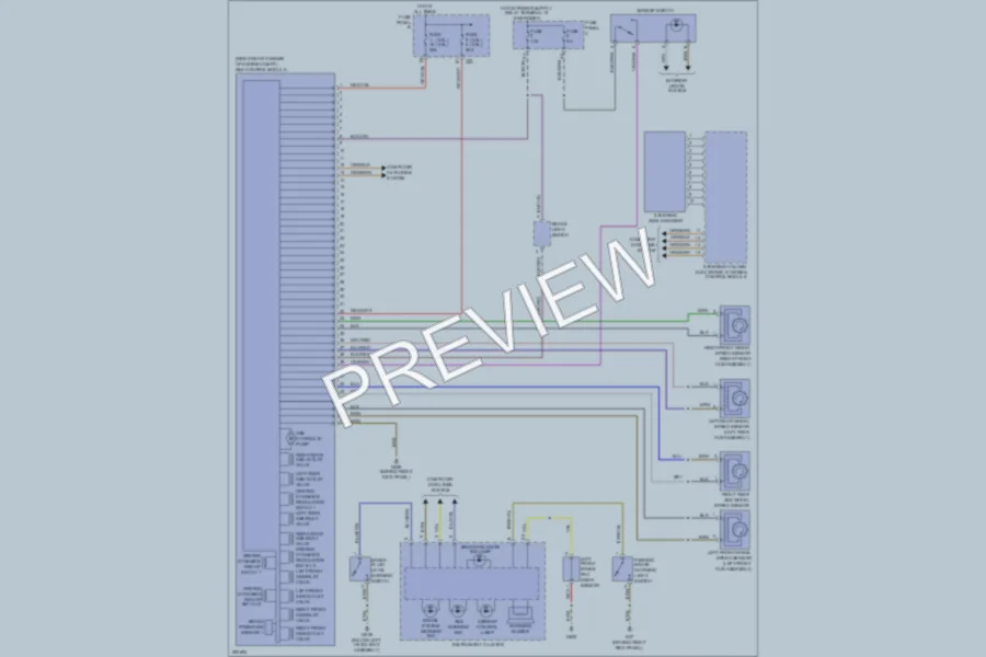 2008 Volkswagen GLI Anti Lock Brakes wiring diagram preview