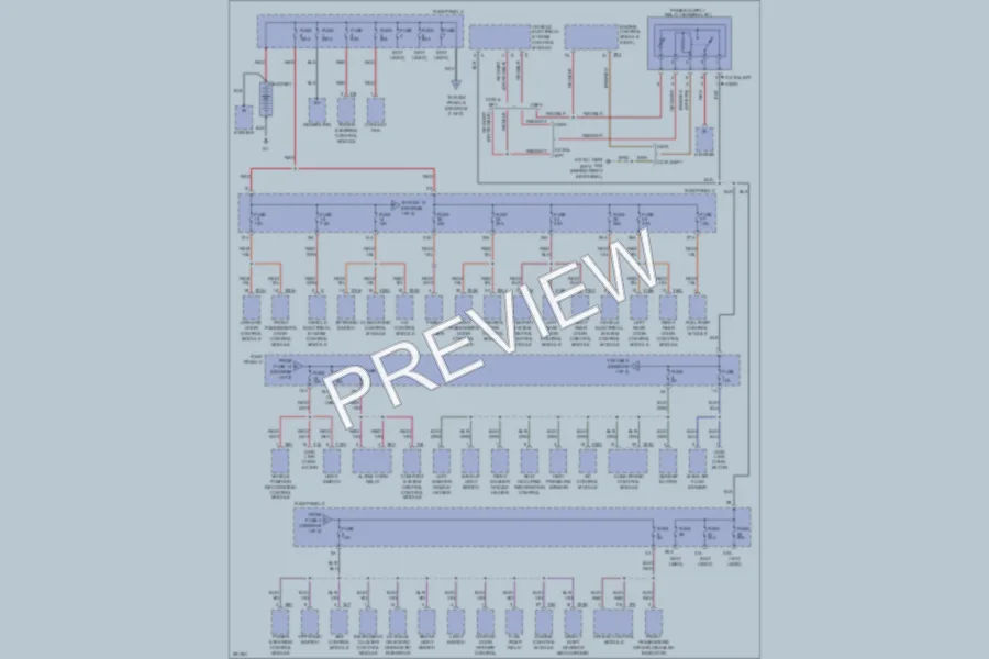 2008 Volkswagen GLI Power Distribution wiring diagram preview