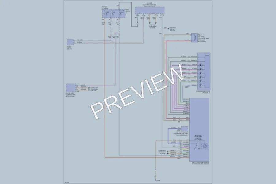 2008 Volkswagen GLI Shift Interlock wiring diagram preview
