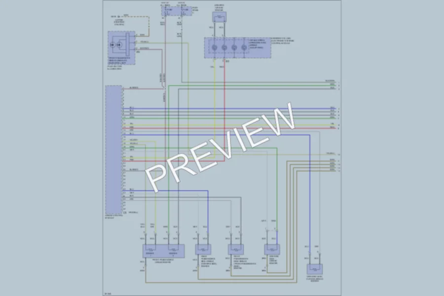 2008 Volkswagen GLI Supplemental Restraints wiring diagram preview